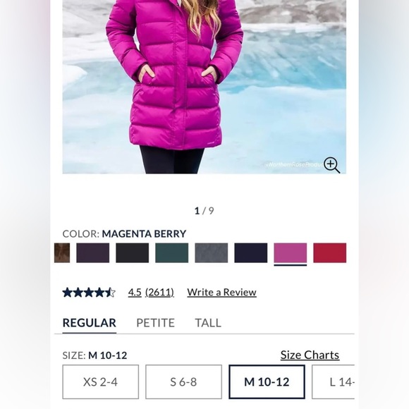 Land’s End Down Feather Puffer - Picture 2 of 5